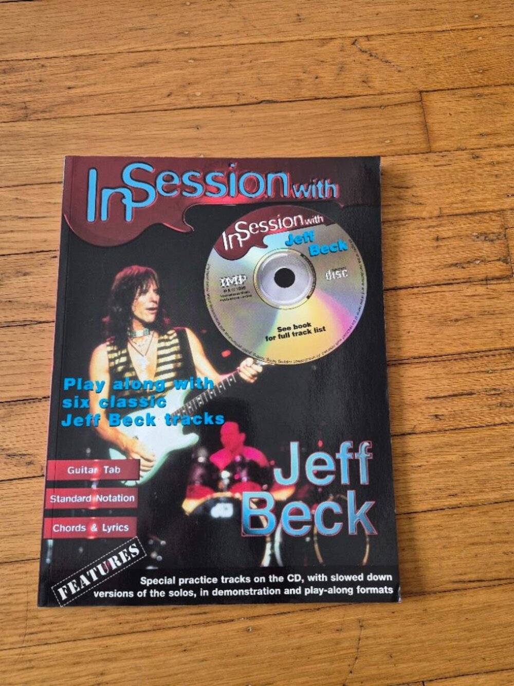 Jeff Beck InSession with Guitar Tab CD Book